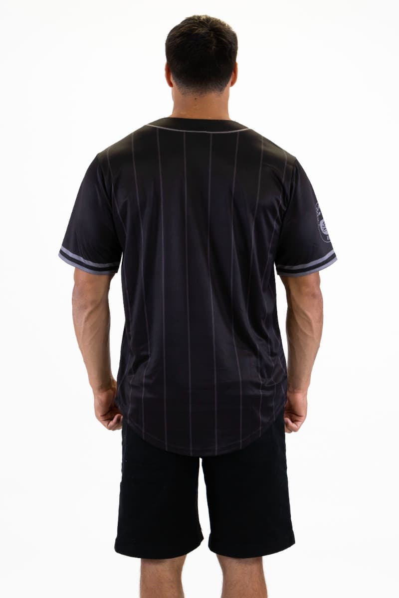 Parramatta Eels 2025 NRL Mens Blackout Baseball Shirt