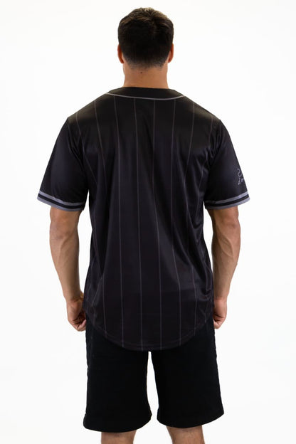 South Sydney Rabbitohs 2025 NRL Mens Blackout Baseball Shirt