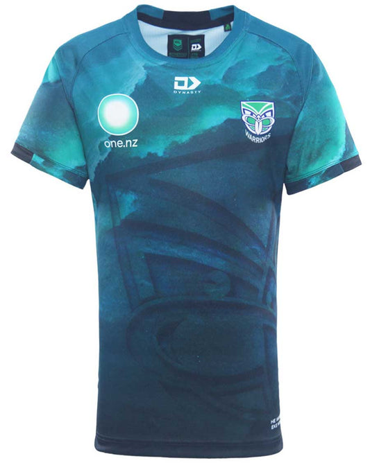 New Zealand Warriors 2025 NRLW Mens Warm Up Shirt