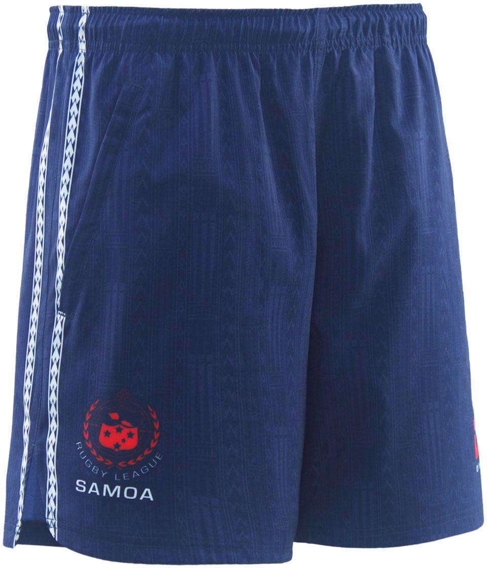 Toa Samoa 2026 NRL Mens Navy Gym Shorts