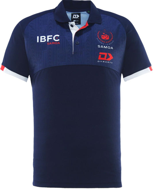 Toa Samoa 2026 NRL Mens Navy Media Polo Shirt