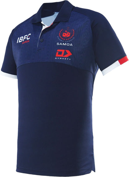 Toa Samoa 2026 NRL Mens Navy Media Polo Shirt