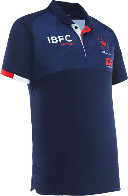 Toa Samoa 2026 NRL Mens Navy Media Polo Shirt
