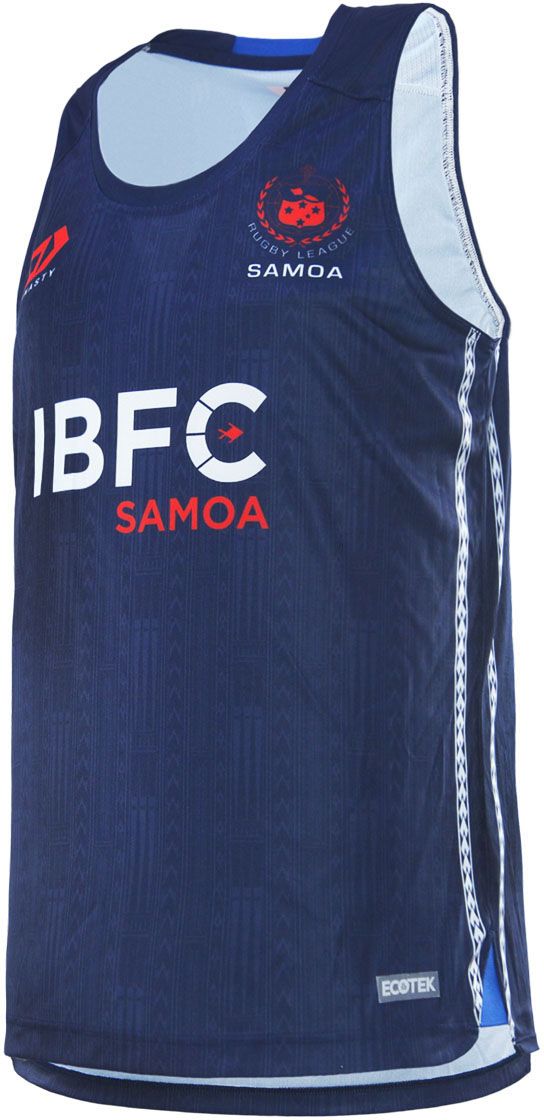 Toa Samoa 2026 NRL Mens Navy Training Singlet