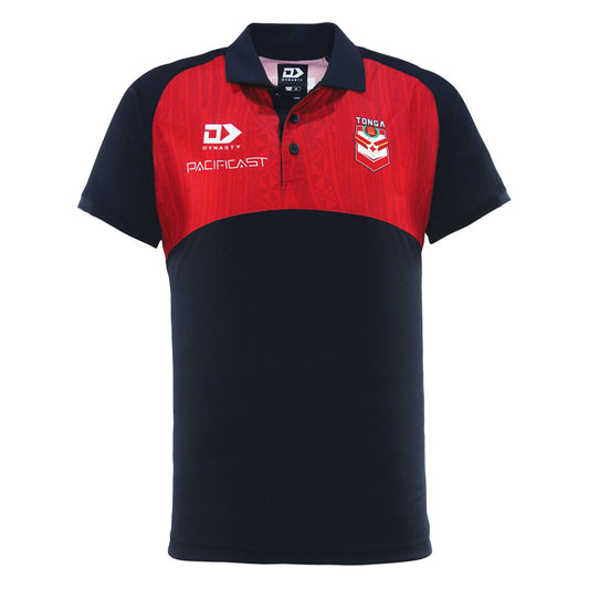 Tonga 2026 NRL Mens Media Polo Shirt  *PRESALE*