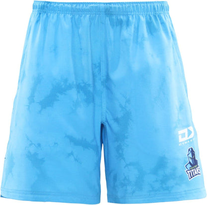 Gold Coast Titans 2025 NRL Mens Cyan Training Shorts