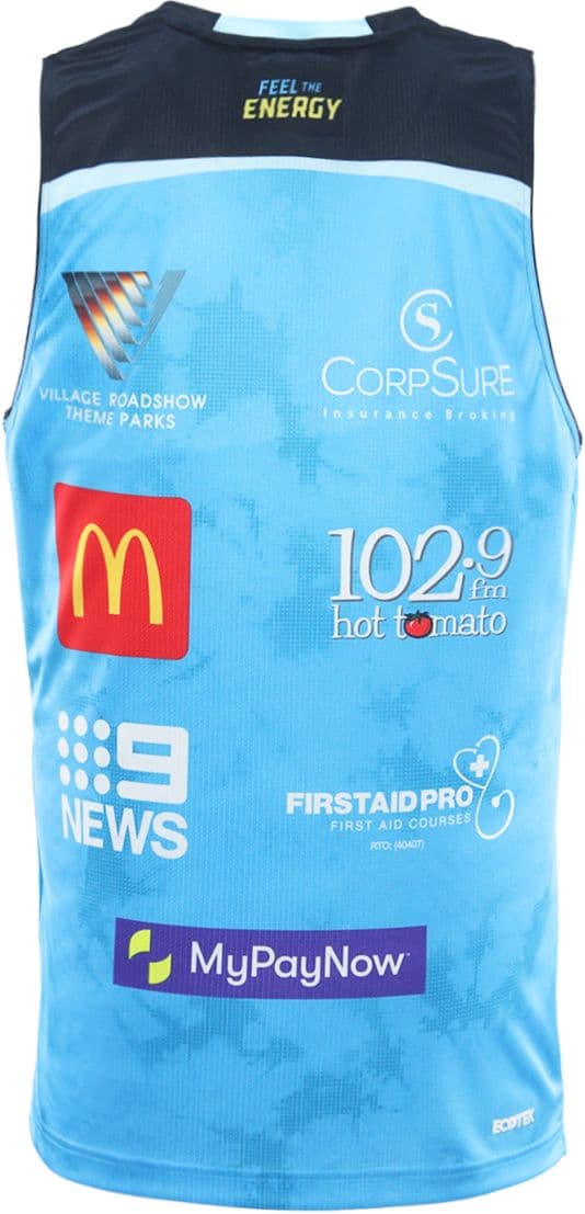 Gold Coast Titans 2025 NRL Mens Training Singlet