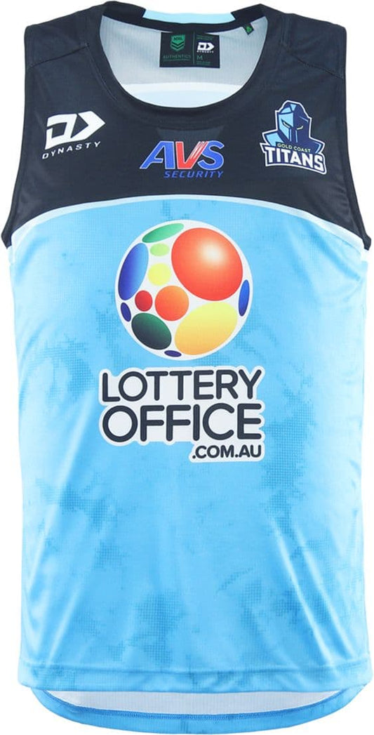 Gold Coast Titans 2025 NRL Mens Training Singlet