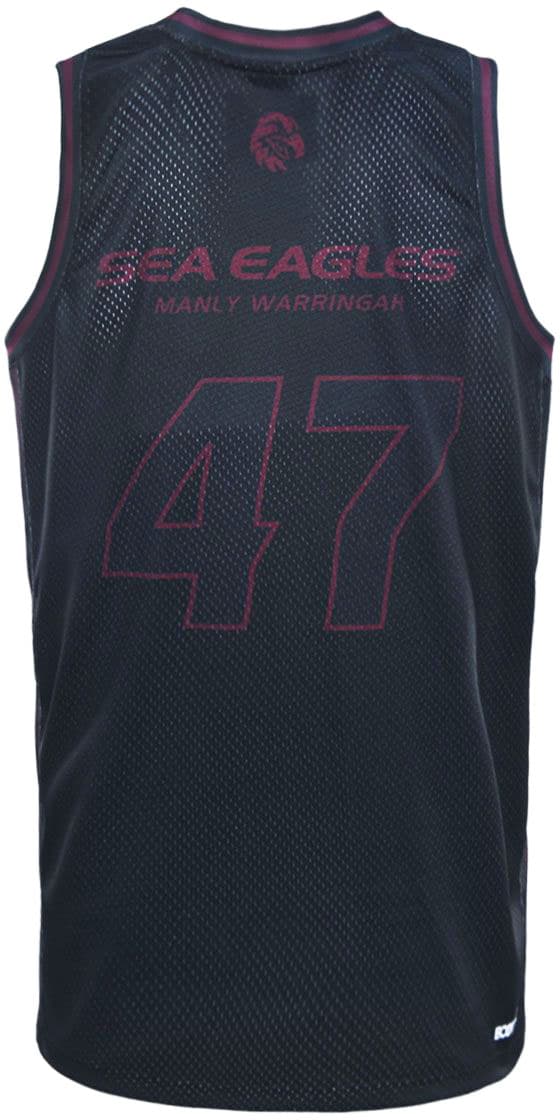 Manly Sea Eagles 2025 NRL Mens Basketball Singlet