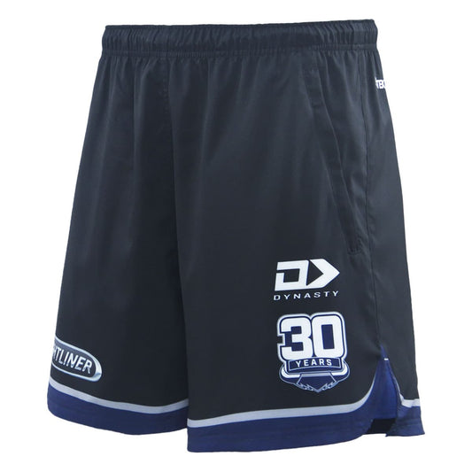 North Queensland Cowboys 2025 NRL Mens Black Gym Shorts