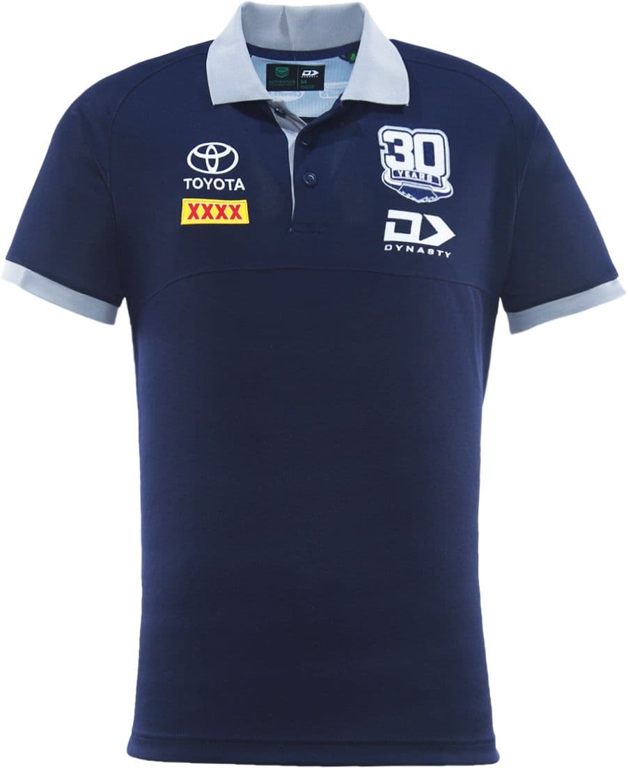 North Queensland Cowboys 2025 NRL Mens Media Polo Shirt