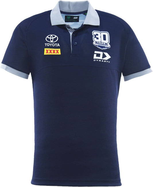North Queensland Cowboys 2025 NRL Mens Media Polo Shirt
