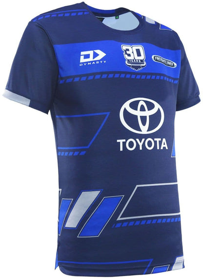 North Queensland Cowboys 2025 NRL Mens Navy Training Shirt