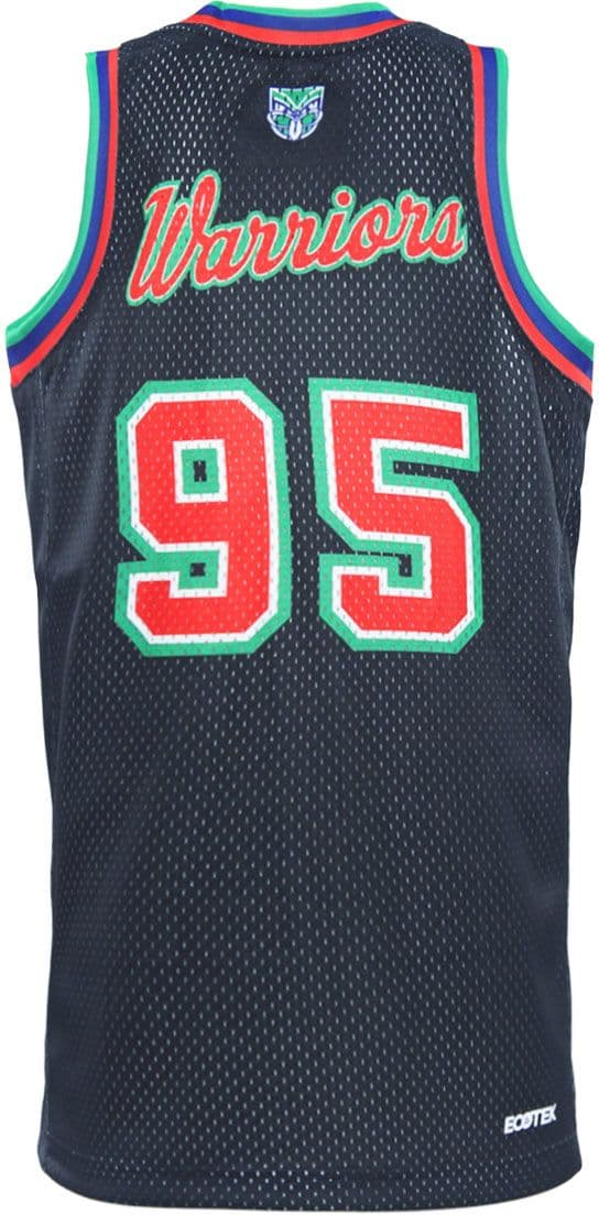 New Zealand Warriors 2025 NRL Kids Basketball Singlet