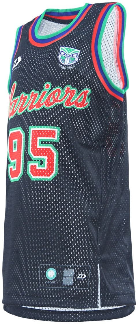 New Zealand Warriors 2025 NRL Kids Basketball Singlet