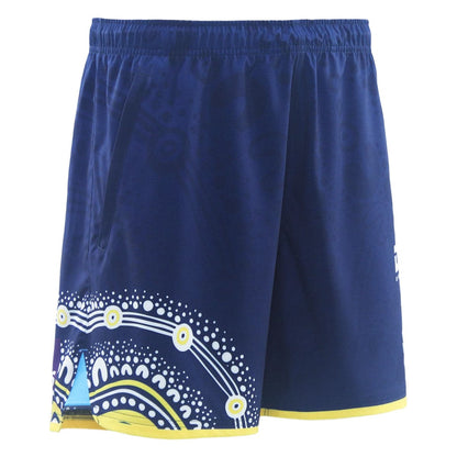 Gold Coast Titans 2025 NRL Mens Indigenous Gym Shorts