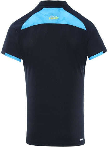 Gold Coast Titans 2025 NRL Mens Black Media Polo Shirt
