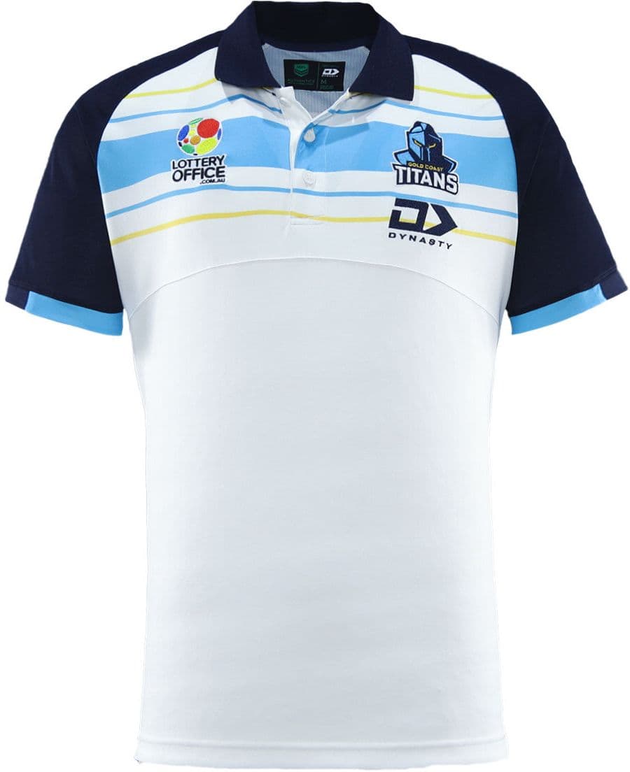 Gold Coast Titans 2025 NRL Mens Heritage Polo Shirt