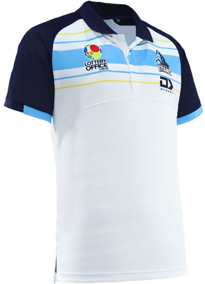 Gold Coast Titans 2025 NRL Mens Heritage Polo Shirt