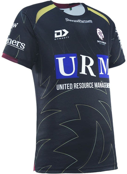 Manly Sea Eagles 2025 NRL Mens Black Alternate Training Shirt