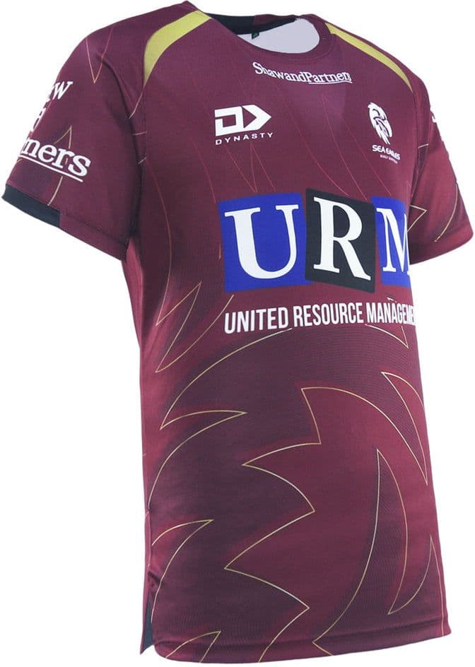 Manly Sea Eagles 2025 NRL Mens Maroon Training Shirt
