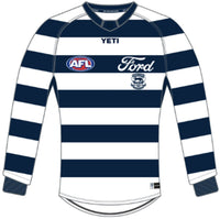 Geelong Cats 2026 AFL Mens Long Sleeve Home Guernsey