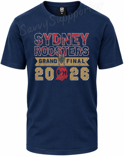 Sydney Roosters 2026 NRL Adults Grand Final Tee