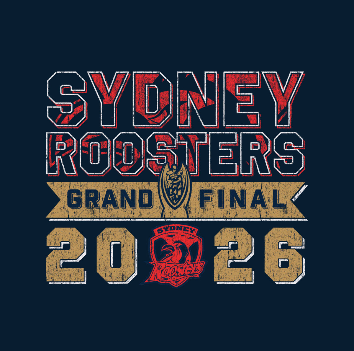 Sydney Roosters 2026 NRL Kids Grand Final Tee