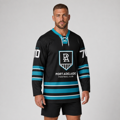 Port Adelaide AFL Mens Bruiser Hockey Jersey
