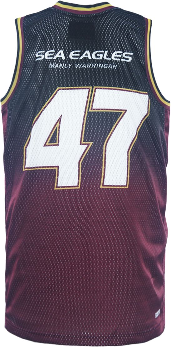 Manly Sea Eagles 2026 NRL Mens Dynasty Basketball Singlet *PRESALE due FEB 2026*