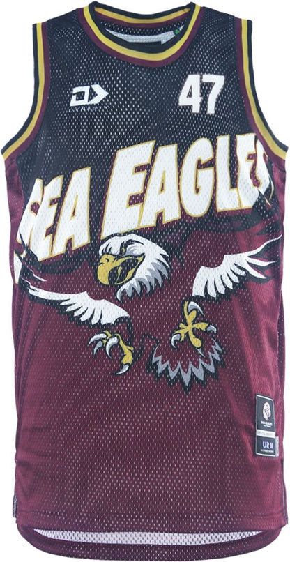 Manly Sea Eagles 2026 NRL Mens Dynasty Basketball Singlet *PRESALE due FEB 2026*