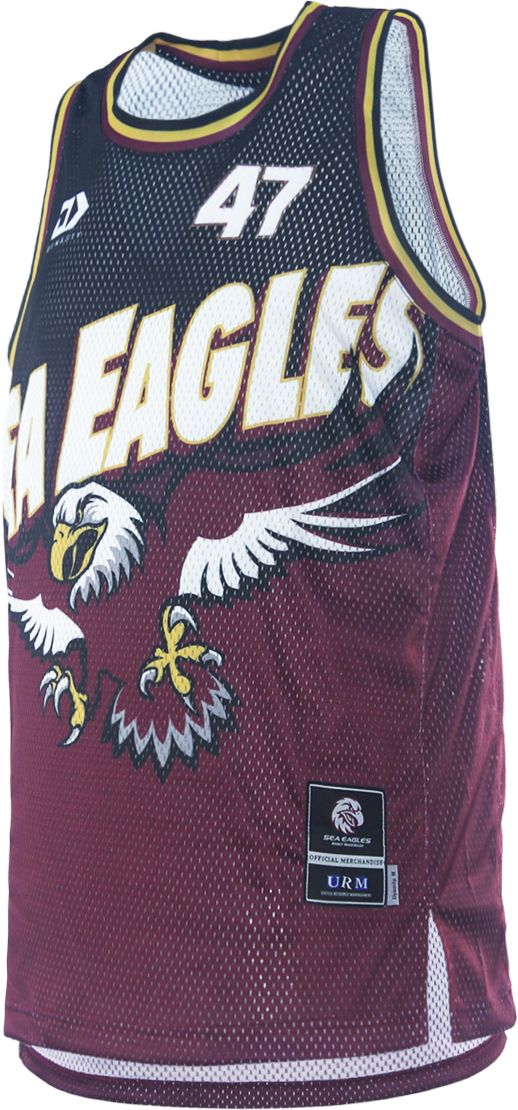 Manly Sea Eagles 2026 NRL Mens Dynasty Basketball Singlet *PRESALE due FEB 2026*