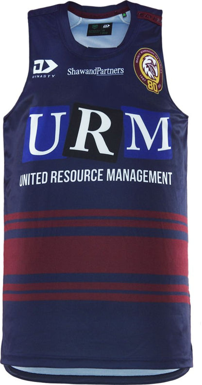 Manly Sea Eagles 2026 NRL Mens Navy Training Singlet *PRESALE due FEB 2026*