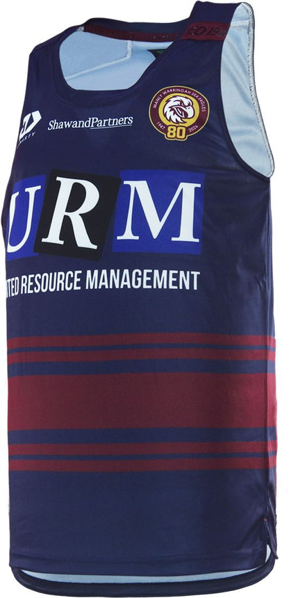 Manly Sea Eagles 2026 NRL Mens Navy Training Singlet *PRESALE due FEB 2026*