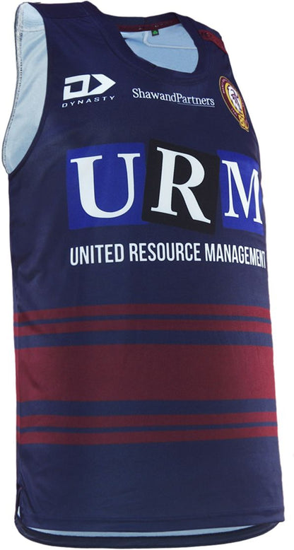 Manly Sea Eagles 2026 NRL Mens Navy Training Singlet *PRESALE due FEB 2026*