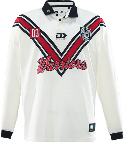 New Zealand Warriors 2026 NRL Mens Fauxback Traditional Polo Shirt