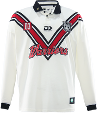 New Zealand Warriors 2026 NRL Mens Fauxback Traditional Polo Shirt