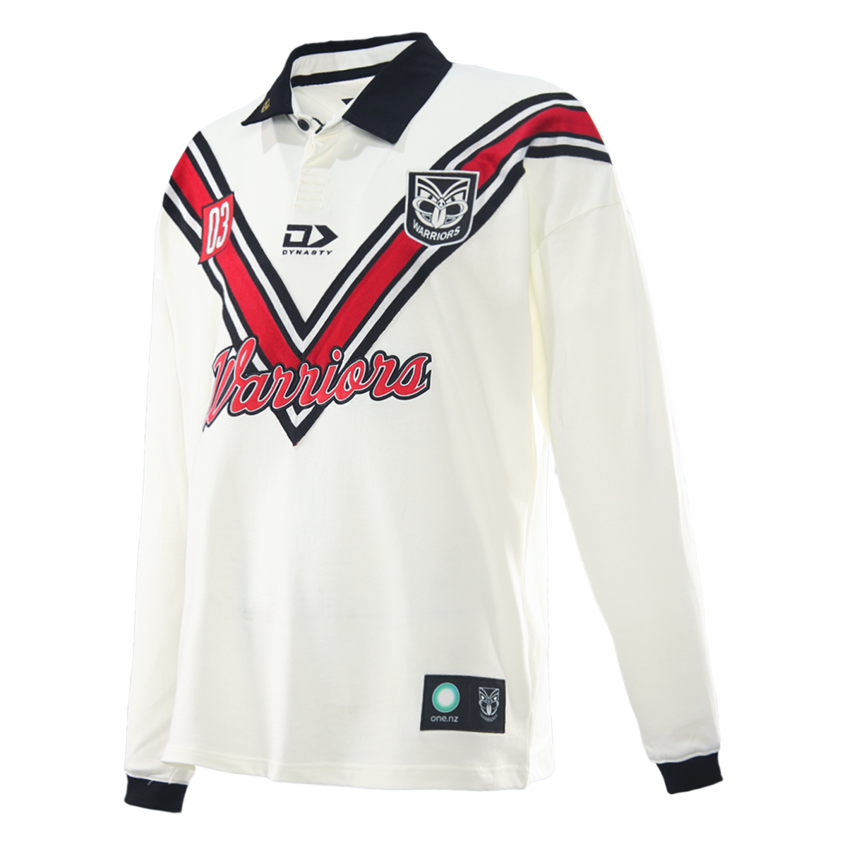 New Zealand Warriors 2026 NRL Mens Fauxback Traditional Polo Shirt