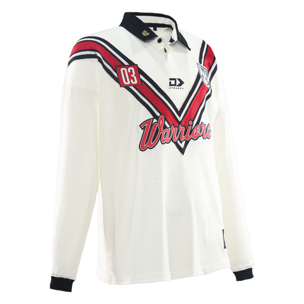 New Zealand Warriors 2026 NRL Mens Fauxback Traditional Polo Shirt