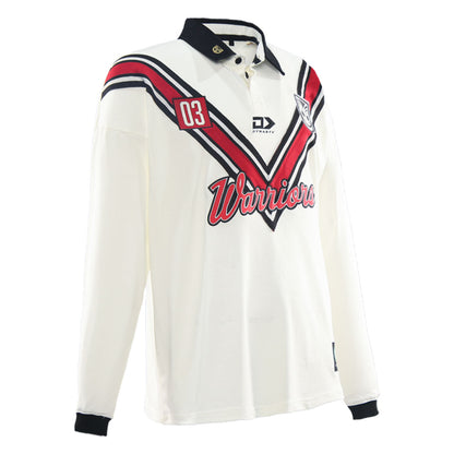 New Zealand Warriors 2026 NRL Mens Fauxback Traditional Polo Shirt