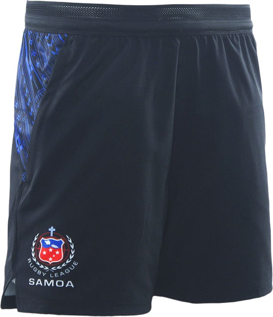 Toa Samoa 2026 RLWC Mens Black Gym Shorts