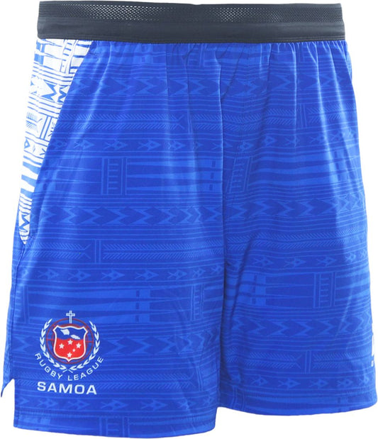 Toa Samoa 2026 RLWC Mens Blue Gym Shorts