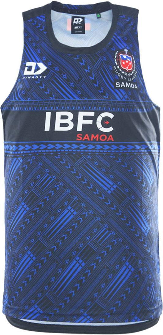 Toa Samoa 2026 RLWC Mens Black Training Singlet
