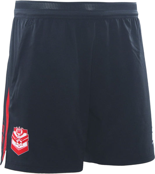 Tonga 2026 RLWC Mens Black Gym Shorts