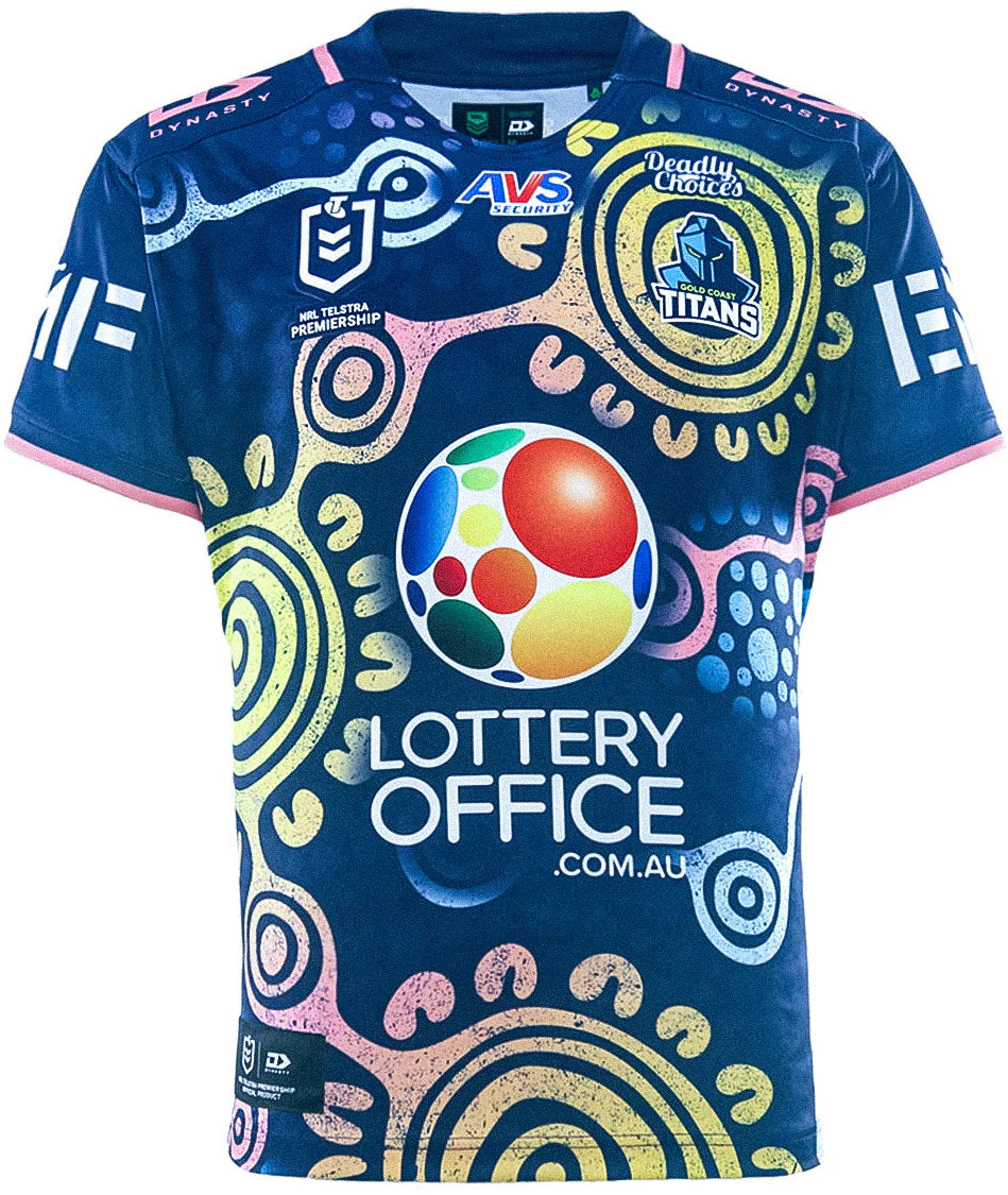 Gold Coast Titans 2026 NRL Mens Indigenous Jersey