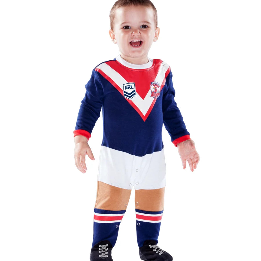 Sydney Roosters  NRL Toddler Stud Footysuit