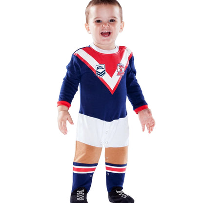 Sydney Roosters  NRL Toddler Stud Footysuit