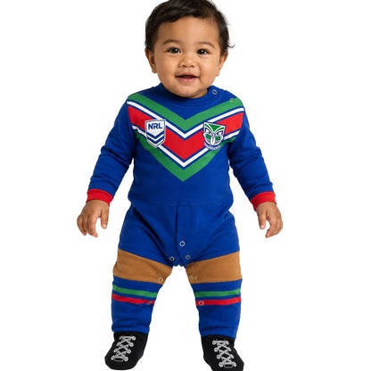New Zealand Warriors NRL Infant Stud Footysuit