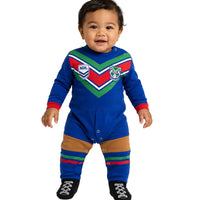 New Zealand Warriors NRL Infant Stud Footysuit