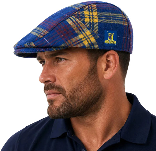 Otago Highlanders Rugby Union Angus Flat Cap